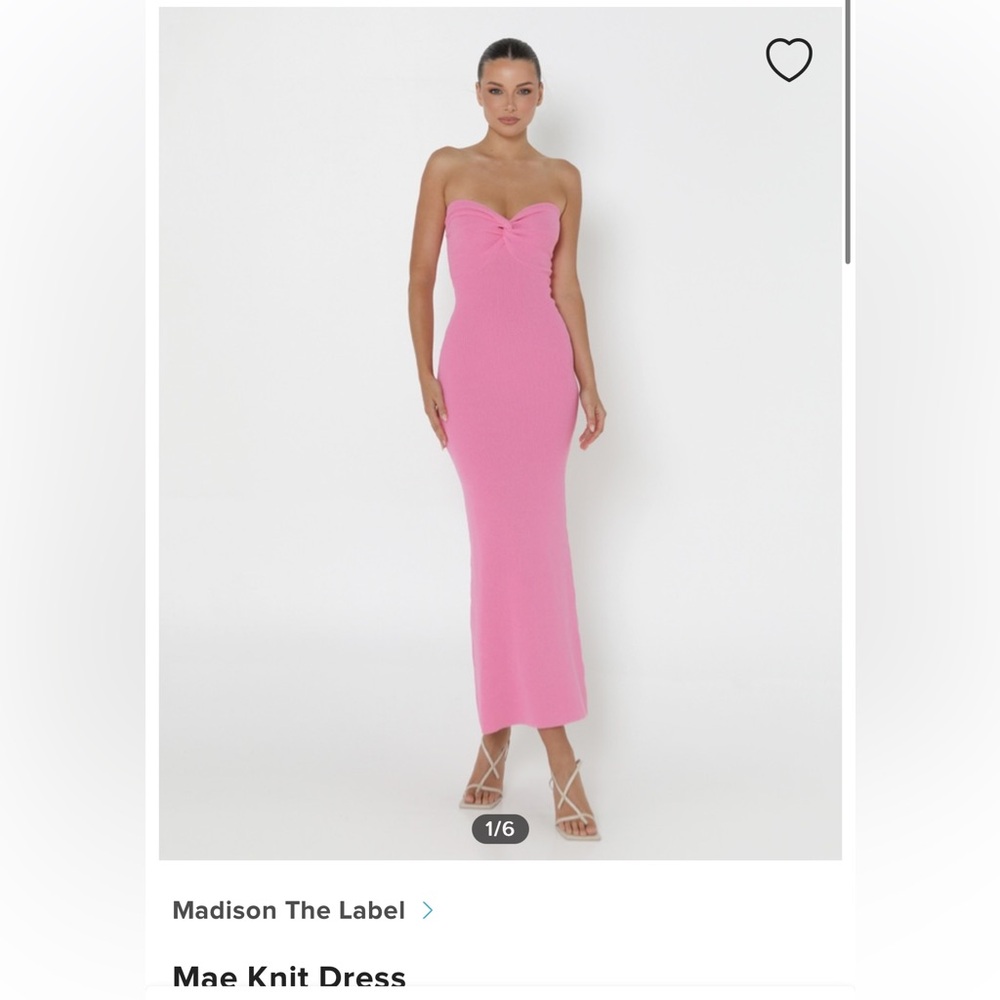 BNWT Madison the Label Mae Knit Dress
